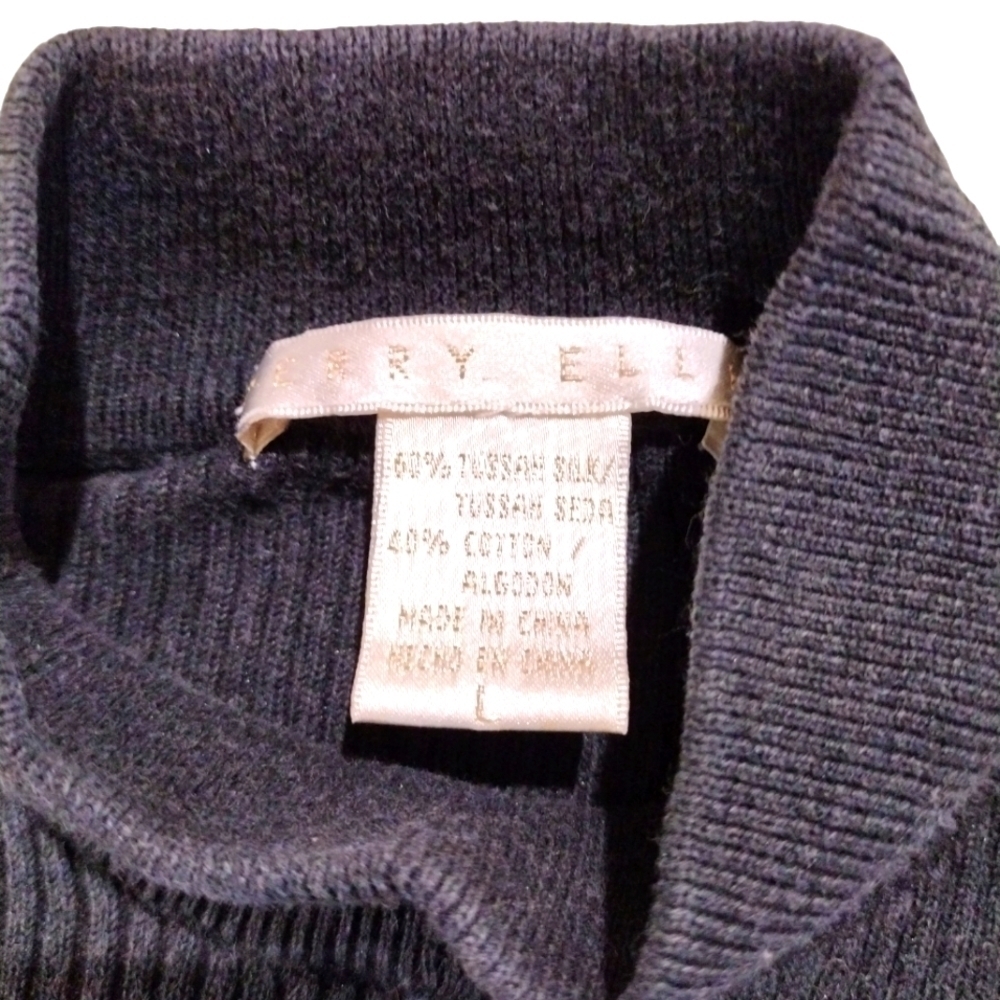 Vintage Perry Ellis Ribbed Turtleneck Sweater